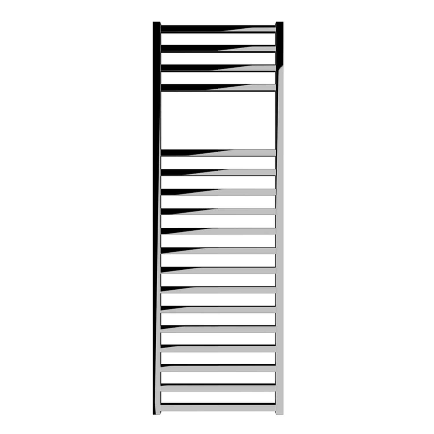 SQUARE - Scaldasalviette termoarredo in acciaio cromato con tubi quadrati  Colore termoarredi Cromo Larghezza termoarredi 500 mm Altezza termoarredi  770 mm