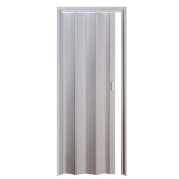 Porta a soffietto da interno in kit in PVC Grigio 82x220 cm mod. Simona