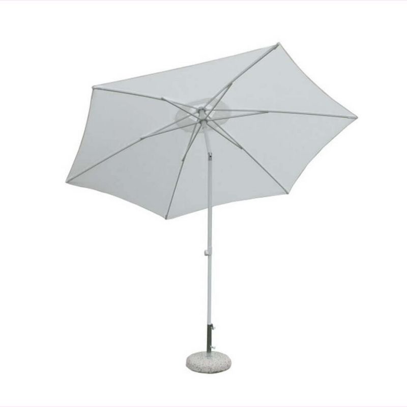 Acquista Cosma Ombrellone da giardino Ø 3 in alluminio con telo in  poliestere Bianco palo Bianco antivento mod. Nice in Offerta a 94.7€ su  BricoNow